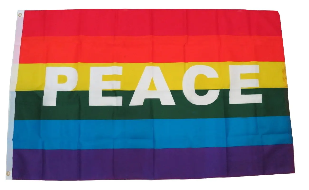 Gay pride flag stickers