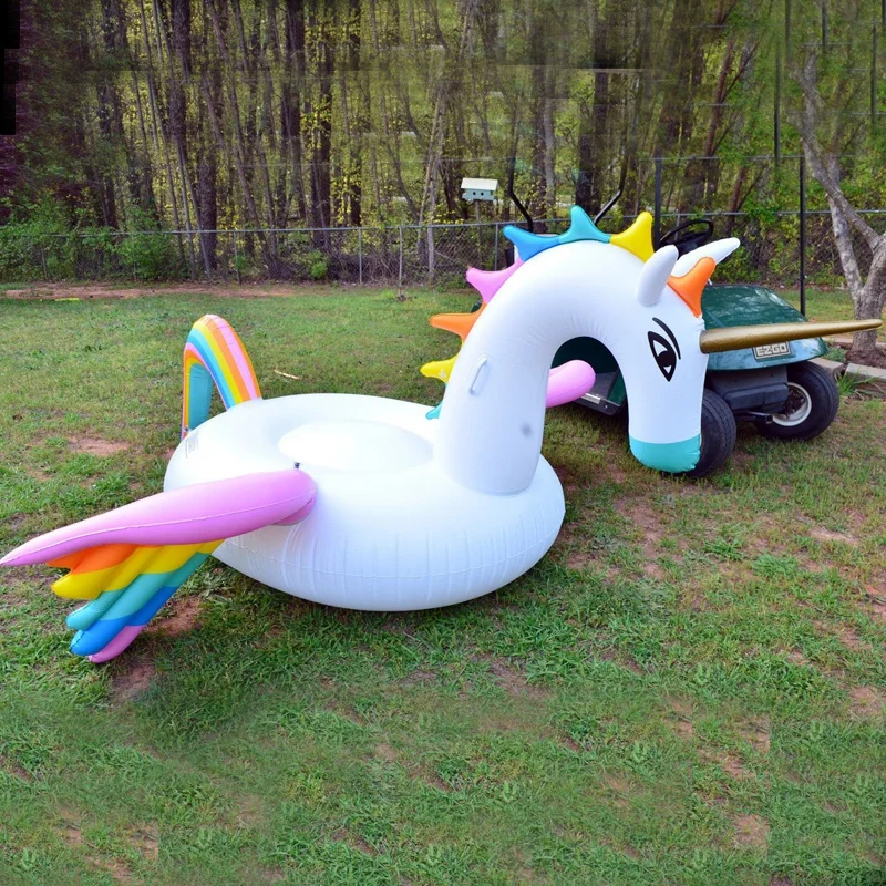 2019 Funny Pvc Inflatable Pony Water Toy Inflatable Pool Rafts For