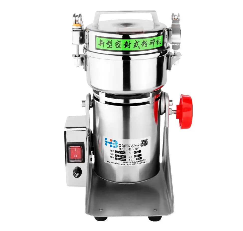 Hbf304 Portable Whole Grain Mill Pulverizer For Several Material Swing