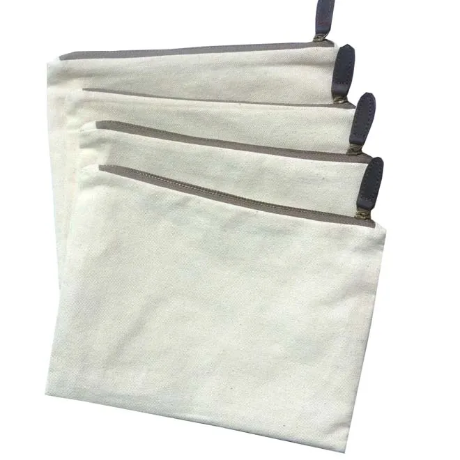 Blank Plain Canvas Clutch Bag Small Canvas Zipper Bag Buy Canvas