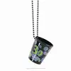 Mardi Gras Shot Glass Necklace on A Chain