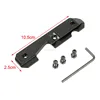 AK Handguard Precision Machined Side Rail Scope Mount Steel Plate with Dovetail Joint