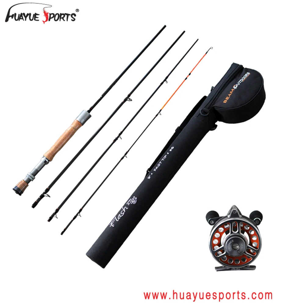 Fishing Tackle Wholesale Carbon Fiber Fly Fishing Rods And Reel Combo