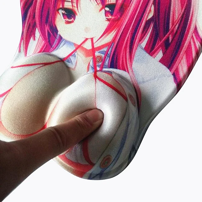 Tigerwingspad hot sale sexy soft gel silicon anime mouse pad