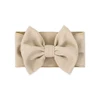 Bow tie back Fashion Plain Soft Kids Hair Accessories Baby Bow Headband