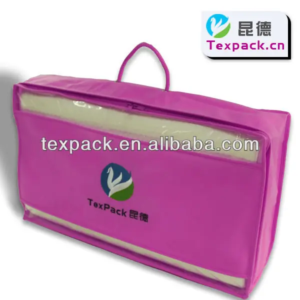 Manufacturing Clear Plastic Pvc/pe Pillow Packaging Bag For Pillow