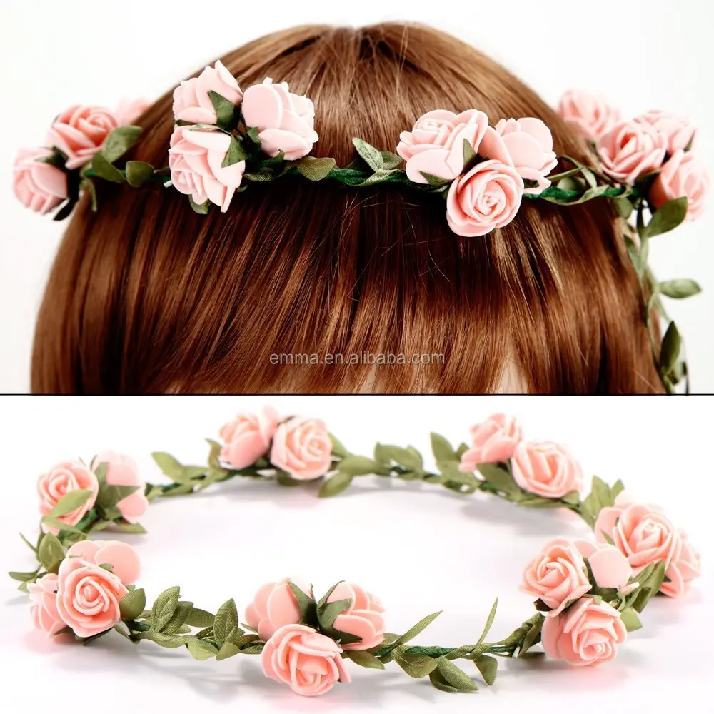 floral head crown
