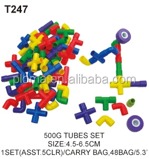 plastic connecting building toys