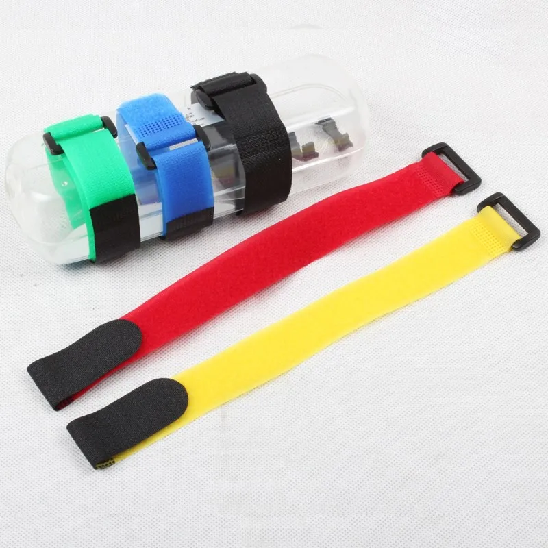 Antislip Hook And Loop Battery Reusable Fastener Strap With Logo