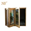 Solid core wood timber folding bifold foldable accordion Patio doors