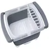 Collapsible Plastic Dish Rack with Drain Board dish drying rack