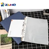 Four ring binder organizer power bank leather portfolio folder