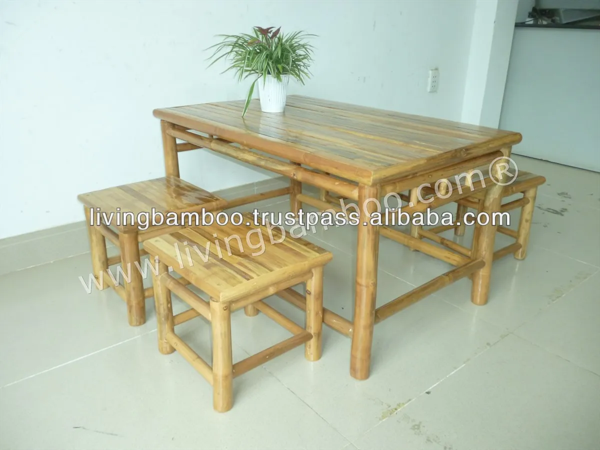 Low Table Set Bamboo Garden Furniture View Bamboo Dining Set Living Bamboo Product Details From Bamboo Village Company Limited On Alibaba Com