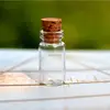 Cork Empty Small Tiny Clear Cork Message Glass Bottles Vials Charms Pendant