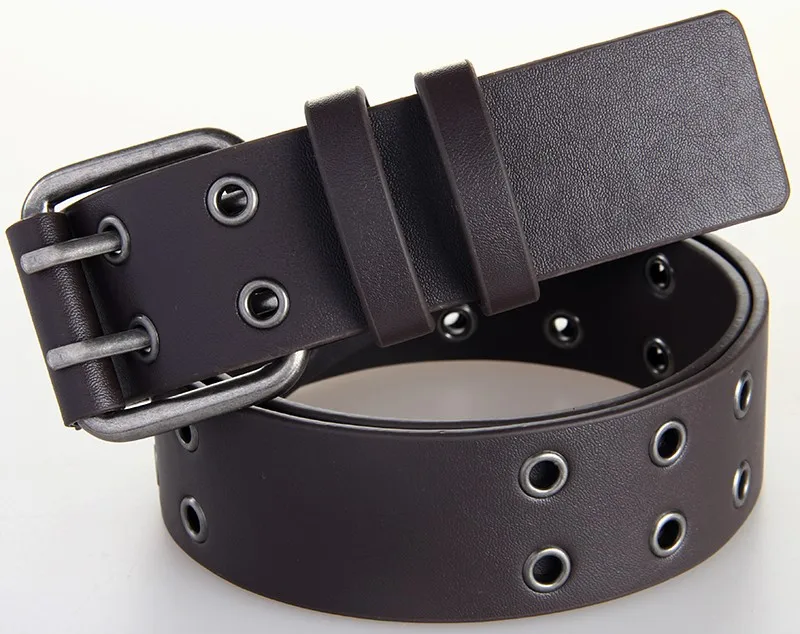 Top Quality Metal Rivet Studded PU Wide Man Belt Studs Beaded PU