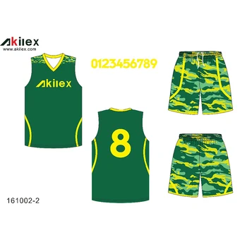 Green design usa basketball jersey and 
