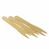Mini Chip Fork Biodegradable Compostable Wooden French Fry Fork Wood 3.5 Inch Wood Two Prong Fork Pack Of 200