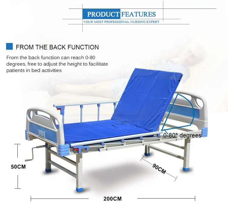 Manual Hospital Bed Backrest Adjustable Manual Medical Beds Buy