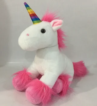 fluffy unicorn doll