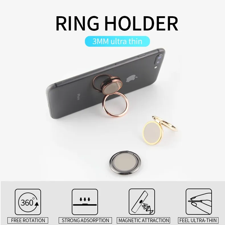 Phone Case With Back Holder Phone Case Finger Holder Customized Any