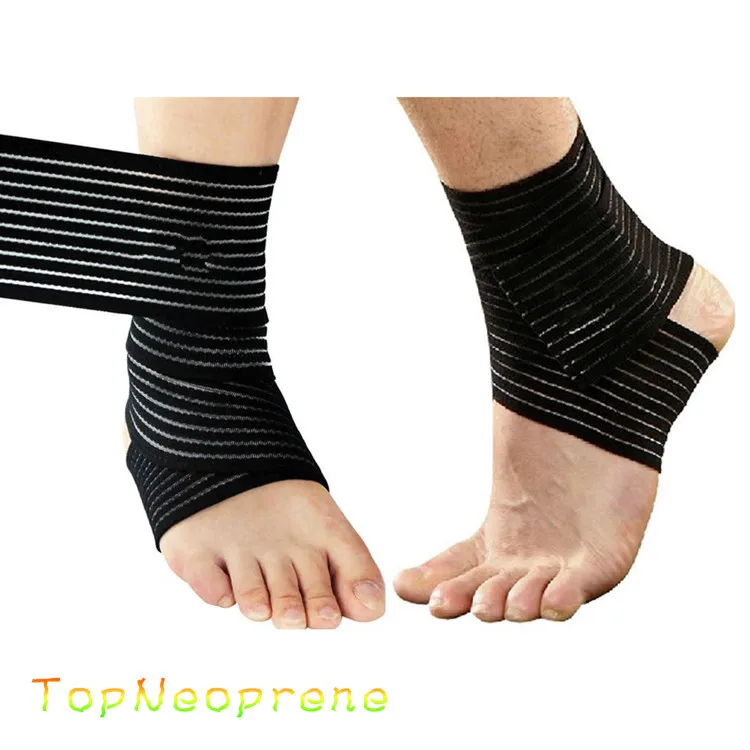 Sports Elastic Knee Ankle Elbow Wrist Support Wraps Compression Bandage