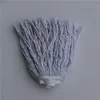 Old fashioned dust cotton deck mop for tile floors