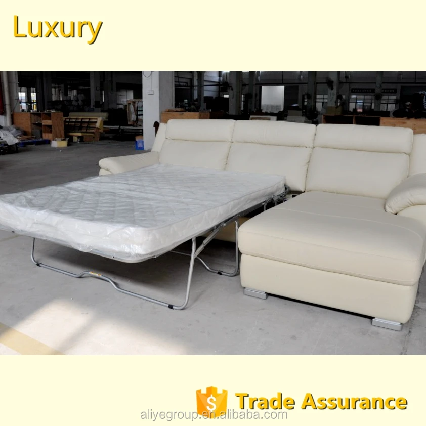 As109 Fashionable Genuine Modern Leather Sofa And Baroque Bed Made In China Chaise Lounge