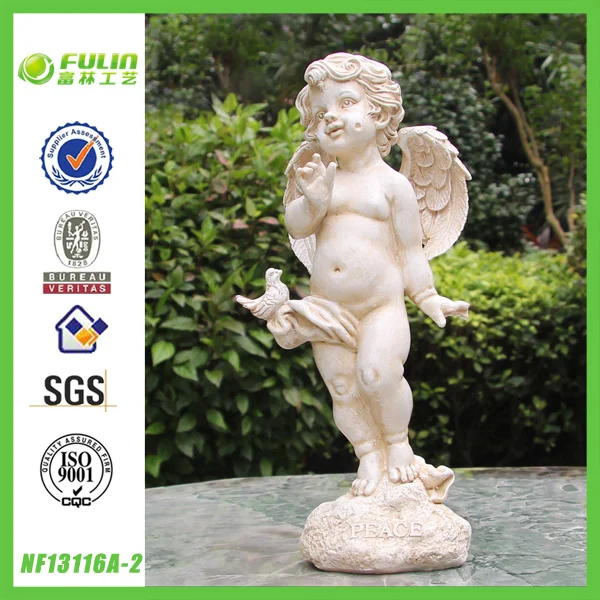 what are resin statues made of