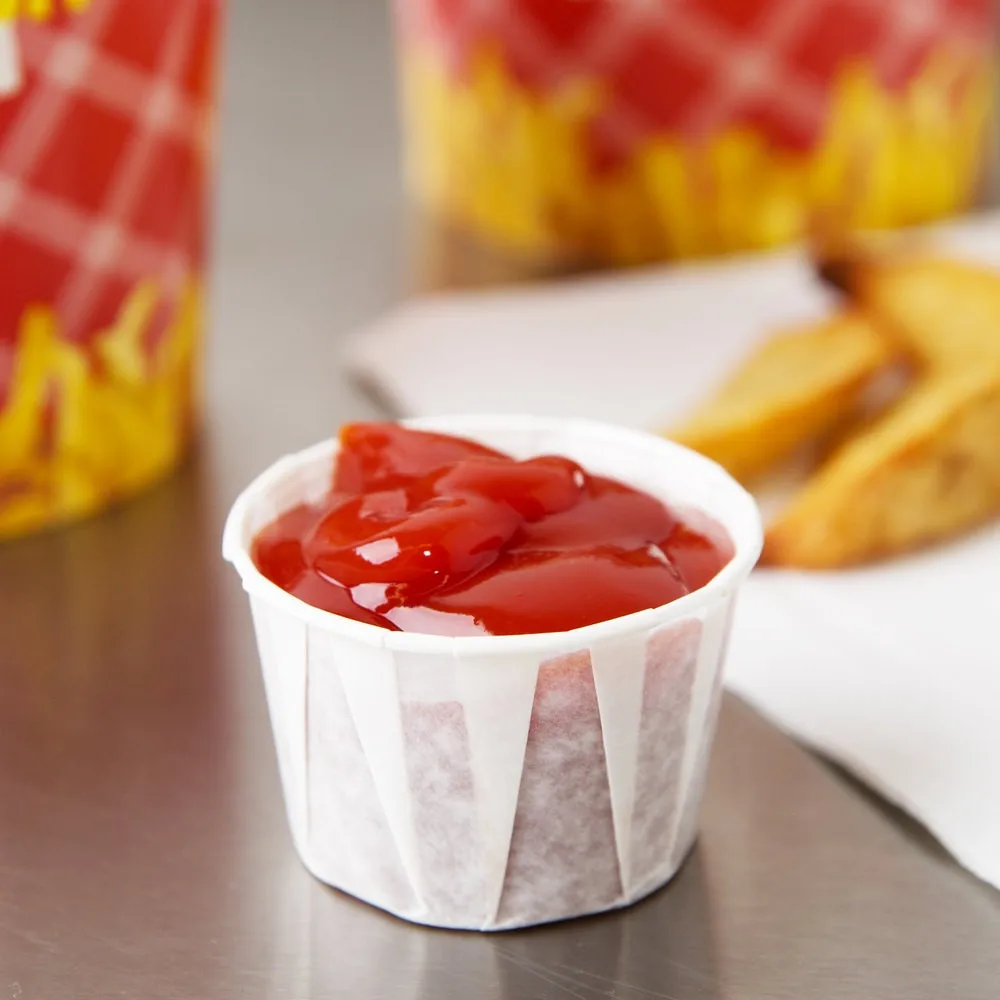 paper ketchup cups