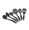 Factory direct supplier professional kitchen tool plastic non stick chip kitchenware nylon utensil set in dinner importer import