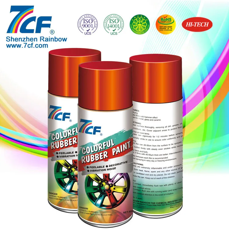 Shenzhen Rainbow 7cf Car Care Product High Quality Aerosol Car Spray