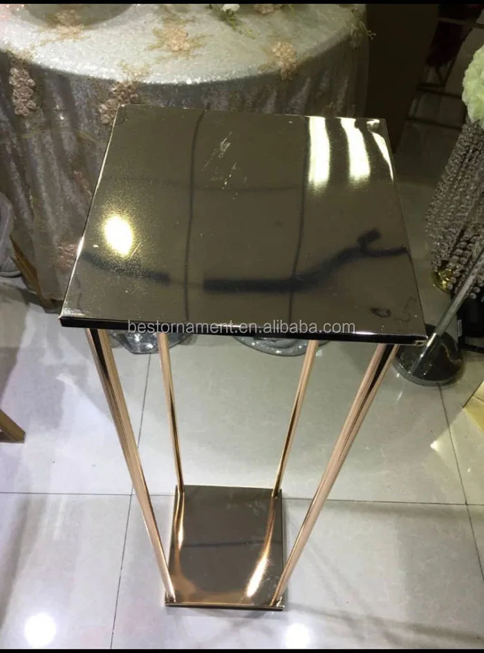 tall metal flower stand centerpiece
