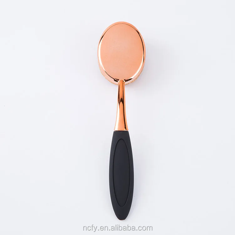 oval toothbrush makeup brush