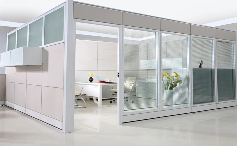 Architectural Interior Glass Wall Systems Office Partition Walls