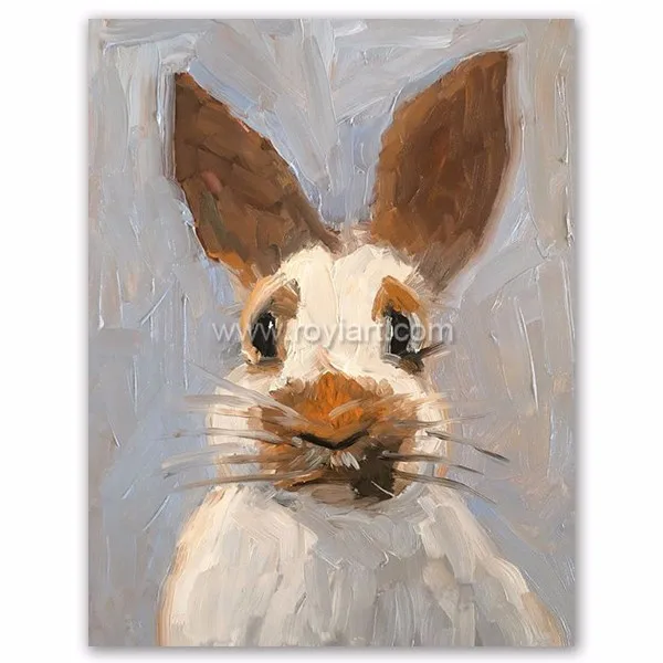 Fait Main Moderne Simple Animal Mignon Lapin Peinture A L Huile Pour Chambre D Enfants Buy Peinture A L Huile Animale Moderne Peinture A L Huile De Lapin Peinture A L Huile Moderne Product On Alibaba Com