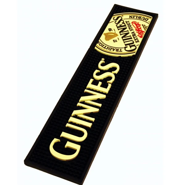 Kitchen Dining Bar Runner Guinness Rubber Beer Mat Serrano80 Com