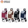 Water-resistant Heavy Duty Canvas Folding Shopping Cart,Transit Utility Cart - Transport Up To 120 Pounds