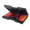 Insulated Soft Grip Screwdriver Set 11Pce Slotted Phillips Hardened Tips VDE