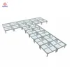 Aluminum wedding glass moving stage transparent swimming pool stage