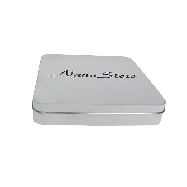 Factory direct price high quality custom printed small sanitary pad tin box with lids for gifts packaging
