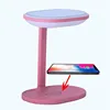 LED Makeup Mirror Illuminated Desk Lamp Wireless Charging Turns 180 Degrees Natural Daylight Vanity Mirror with Light