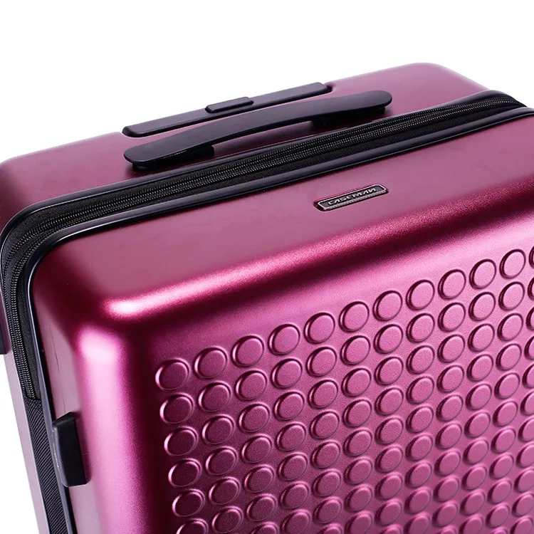 Fashion Style Matte 100 Pc Polycarbonate Luggage 20 24 28 Inch 3 Piece