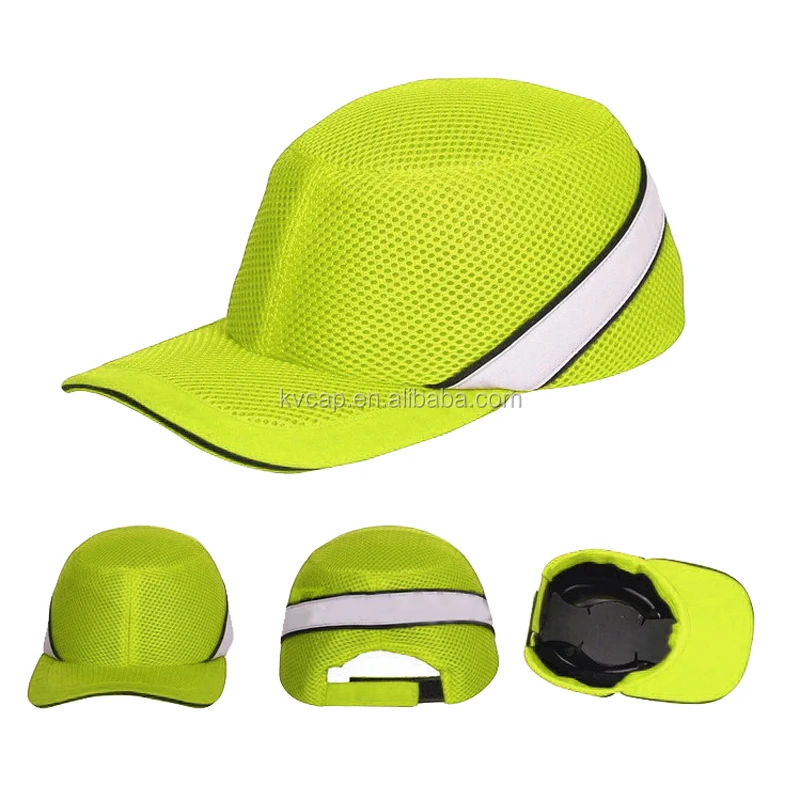 Kaavie Baseball Style Head Protection Caps Ce En812 Fluorescent Green ...