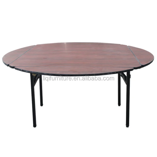 Folding Restaurant Tables With Variable Table Top Of Square To Round