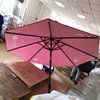 Custom Printed Waterproof Sun Outdoor Patio Umbrella with LED Lights Uv Resistant 9ft