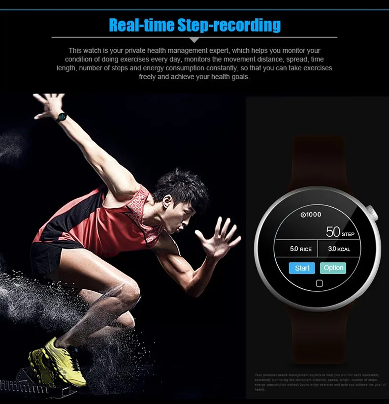C1 Smart Watch 1.22 Dual Bluetooth IP67 Waterproof Heart Rate Monitor Siri Gesture Control Remote Camera for Android iOS
