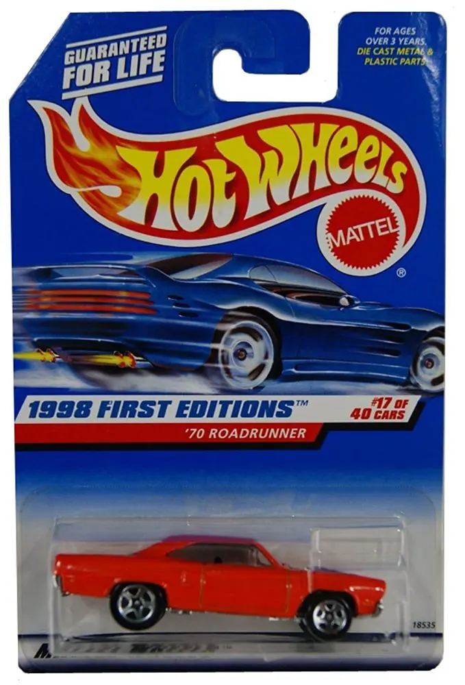 hot wheels 1998 first editions 70 roadrunner