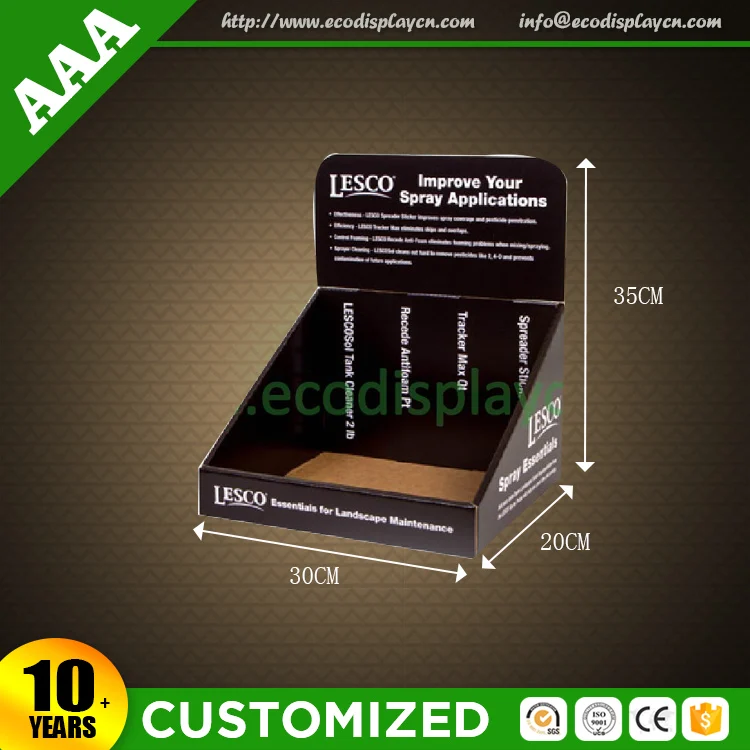 Corrugated Material Counter Merchandise Display,Cardboard Countertop