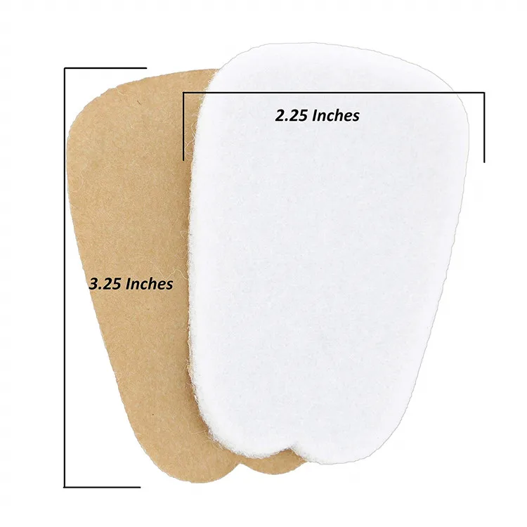 Adhesive Sticky Insole Wool Felt Tongue Pads Cushion For Shoes - Buy ...