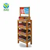 YM0J82 4 Tier Wooden Display Stand with Billboard